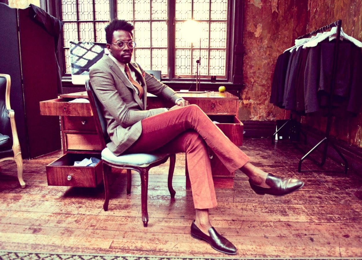 Adrien Victor Sauvage, the British fashion designer, director and photographer of Ghanaian descent